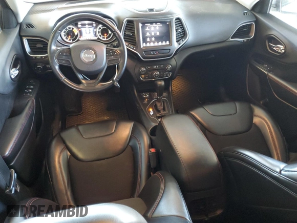 2019 Jeep Cherokee Trailhawk с VIN 1C4PJMBX0KD362032, выставлен на аукционе Copart как лот 61495195 с пробегом 49 028 миль миль и Списание • Salvage title. История ставок и продаж доступна на DreamBid. Изображение 8.