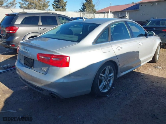 2012 Audi A6 3.0T Prestige with VIN WAUHGAFCXCN136954, listed as a IAAI auction lot 41204962 with 144,261 mi miles. Bid and sale history available at carsss.com. Image 4.