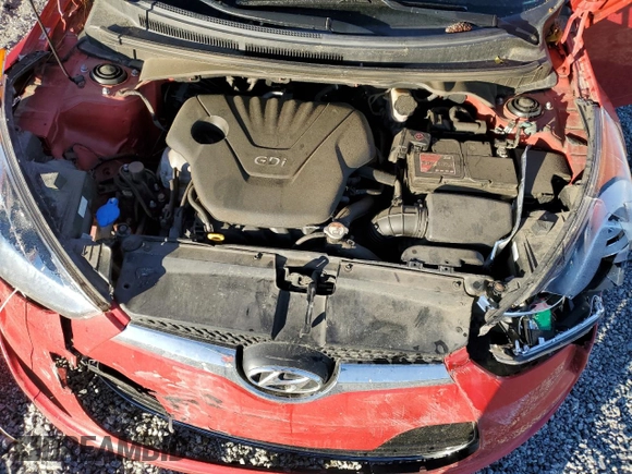 2012 Hyundai Veloster w/Black Int with VIN KMHTC6AD3CU071629, listed as a Copart auction lot 50325325 with 64,351 mi miles and Salvage title. Bid and sale history available at DreamBid. Image 12.