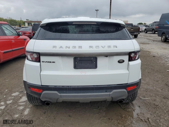 2013 Land Rover Range Rover Evoque Pure Premium with VIN SALVR1BG4DH784078, listed as a Copart auction lot 71705554 with 0 mi miles and Salvage Title. Bid and sale history available at carsss.com. Image 6.