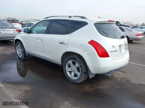 2003 Nissan Murano SL with VIN JN8AZ08T13W113566, listed as a IAAI auction lot 41261671 with 237,751 mi miles. Bid and sale history available at carsss.com. Image 3.