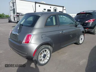 2012 FIAT 500 Pop z VIN 3C3CFFAR7CT124595, wystawiony jako IAAI lot #42257410 z przebiegiem 96 608 mil mil oraz . Historia ofert i sprzedaży dostępna na DreamBid. Obrazek 4.