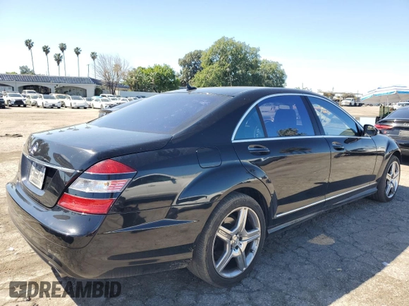2008 Mercedes-Benz S 550 with VIN WDDNG71XX8A206492, listed as a Copart auction lot 48831245 with 205,849 mi miles and Salvage Title. Bid and sale history available at DreamBid. Image 3.
