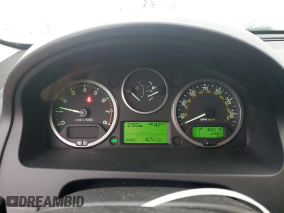 2012 Land Rover LR2 HSE with VIN SALFR2BNXCH306061, listed as a Copart auction lot 83818314 with 80,078 mi miles and Salvage title. Bid and sale history available at DreamBid. Image 9.