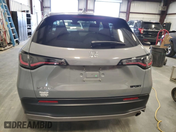 2023 Honda HR-V Sport with VIN 3CZRZ1H58PM720151, listed as a Copart auction lot 45986545 with 35,771 mi miles and Salvage Title. Bid and sale history available at carsss.com. Image 6.