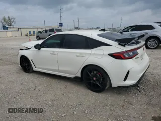 2023 Honda Civic Type R with VIN JHMFL5G46PX000608, listed as a Copart auction lot 50523515 with 19,218 mi miles and Salvage Title. Bid and sale history available at carsss.com. Image 2.