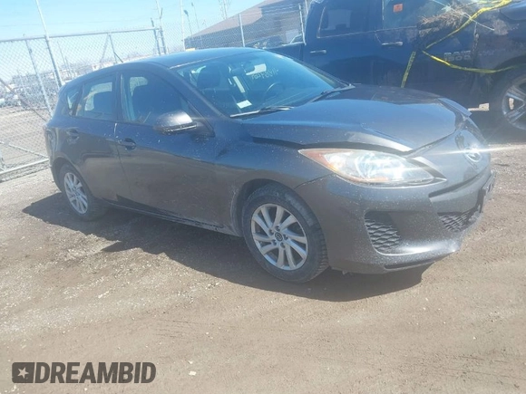 2013 Mazda 3 i Touring with VIN JM1BL1L75D1751481, listed as a IAAI auction lot 41889269 with 156,958 mi miles and . Bid and sale history available at carsss.com. Image 1.
