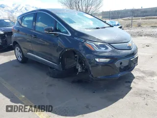 2017 Chevrolet Bolt EV LT with VIN 1G1FW6S09H4181749, listed as a IAAI auction lot 41803701 with 95,282 mi miles. Bid and sale history available at carsss.com. Image 1.