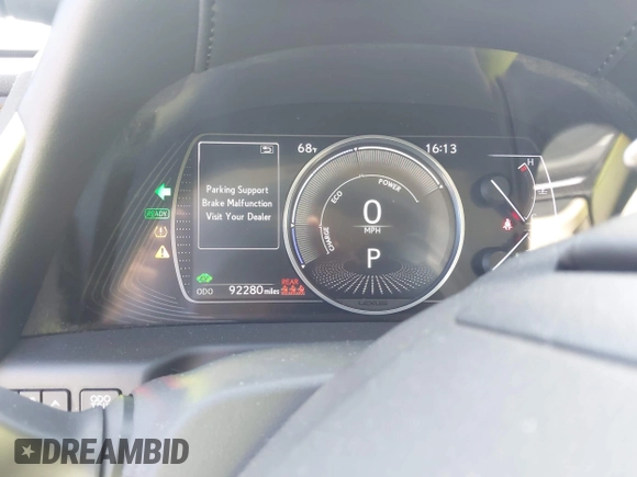 2019 Lexus ES 300h with VIN JTHB21B11K2024098, listed as a IAAI auction lot 42082628 with 92,280 mi miles and . Bid and sale history available at DreamBid. Image 7.