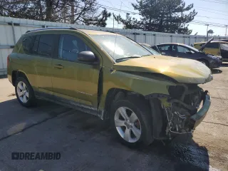2012 Jeep Compass Sport with VIN 1C4NJCBA0CD556901, listed as a Copart auction lot 48791735 with 167,293 mi miles and Salvage Title. Bid and sale history available at carsss.com. Image 4.