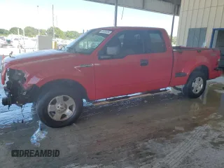2007 Ford F-150 STX with VIN 1FTRX02W47KD43770, listed as a Copart auction lot 53056955 with 224,526 mi miles and Salvage Title. Bid and sale history available at carsss.com. Image 1.