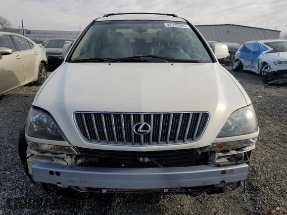 2000 Lexus RX 300 with VIN JT6GF10U7Y0062133, listed as a Copart auction lot 47212985 with 266,409 mi miles and Salvage Title. Bid and sale history available at carsss.com. Image 5.