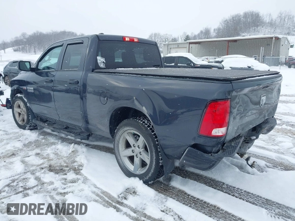 2018 Ram 1500 Express with VIN 1C6RR7FT8JS198377, listed as a IAAI auction lot 41211584 with 74,108 mi miles. Bid and sale history available at carsss.com. Image 3.