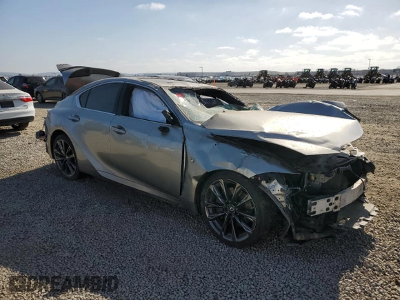2022 Lexus IS 350 F Sport z VIN JTHGZ1B25N5056758, wystawiony jako Copart lot #53915925 z przebiegiem 25 576 mil mil oraz Szkoda całkowita • Salvage title. Historia ofert i sprzedaży dostępna na DreamBid. Obrazek 4.