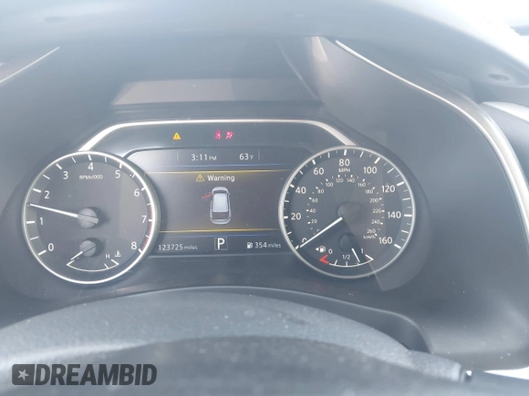 2016 Nissan Murano Platinum with VIN 5N1AZ2MGXGN134715, listed as a IAAI auction lot 41723228 with 123,725 mi miles and . Bid and sale history available at DreamBid. Image 7.