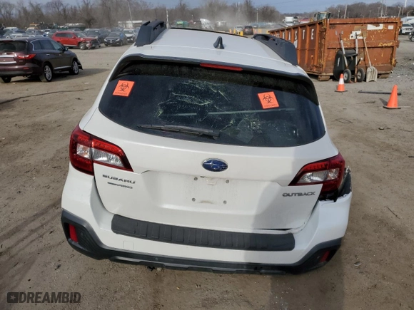 2018 Subaru Outback Limited with VIN 4S4BSANC1J3389030, listed as a Copart auction lot 46066065 with 0 mi miles and Salvage Title. Bid and sale history available at carsss.com. Image 6.