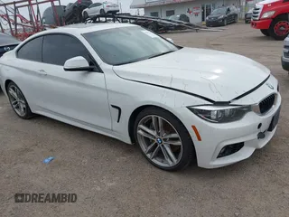 2018 BMW 4 Series 430i z VIN WBA4W3C58JAC97393, wystawiony jako IAAI lot #42111362 z przebiegiem 88 205 mil mil oraz . Historia ofert i sprzedaży dostępna na DreamBid. Obrazek 1.