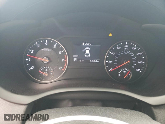 2021 Kia Stinger GT-Line with VIN KNAE15LA6M6094440, listed as a Copart auction lot 44260985 with 51,364 mi miles and Salvage Title. Bid and sale history available at carsss.com. Image 9.