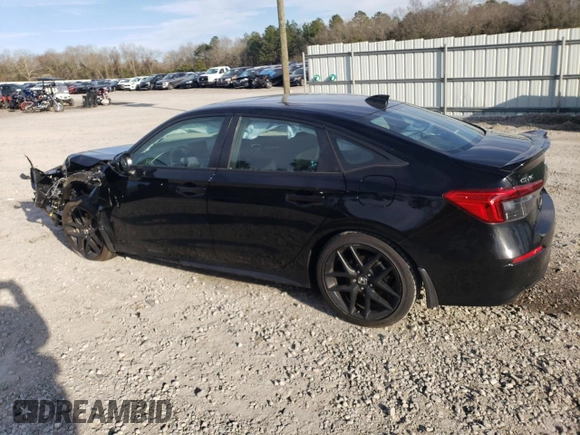 2024 Honda Civic Si with VIN 2HGFE1E50RH474577, listed as a Copart auction lot 46540795 with 9,128 mi miles and Non repairable. Bid and sale history available at DreamBid. Image 2.