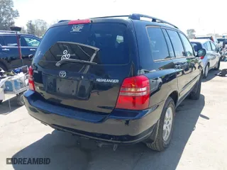 2002 Toyota Highlander with VIN JTEGF21A020031795, listed as a IAAI auction lot 41866834 with 184,789 mi miles. Bid and sale history available at carsss.com. Image 4.