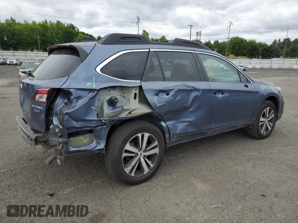 2018 Subaru Outback Limited with VIN 4S4BSENC6J3342566, listed as a Copart auction lot 60337535 with 79,704 mi miles and Salvage title. Bid and sale history available at DreamBid. Image 3.