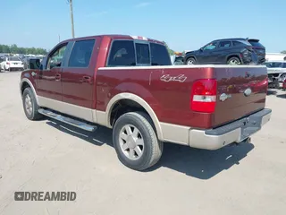2007 Ford F-150 XLT with VIN 1FTPW14V67KC57154, listed as a IAAI auction lot 42596067 with 145,222 mi miles and . Bid and sale history available at DreamBid. Image 3.