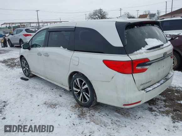 2023 Honda Odyssey Touring with VIN 5FNRL6H84PB048916, listed as a IAAI auction lot 41325052 with 50,290 mi miles and . Bid and sale history available at DreamBid. Image 3.