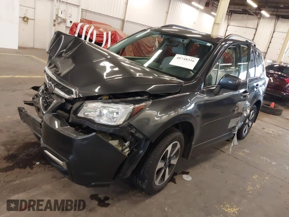 2017 Subaru Forester Premium with VIN JF2SJAGC1HH530360, listed as a IAAI auction lot 40748356 with 107,926 mi miles. Bid and sale history available at carsss.com. Image 18.
