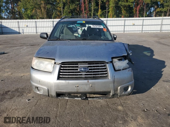 2007 Subaru Forester X with VIN JF1SG63607H703591, listed as a Copart auction lot 76787504 with 194,920 mi miles and Salvage Title. Bid and sale history available at carsss.com. Image 5.