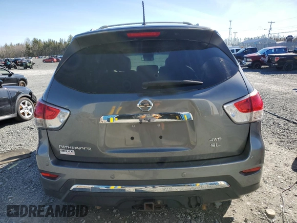 2015 Nissan Pathfinder SV with VIN 5N1AR2MM8FC694538, listed as a Copart auction lot 54192395 with 255,344 mi miles and Clean Title. Bid and sale history available at carsss.com. Image 6.