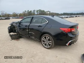 2020 Acura TLX w/Technology Pkg with VIN 19UUB2F48LA001673, listed as a Copart auction lot 86425704 with 38,947 mi miles and Salvage Title. Bid and sale history available at carsss.com. Image 2.