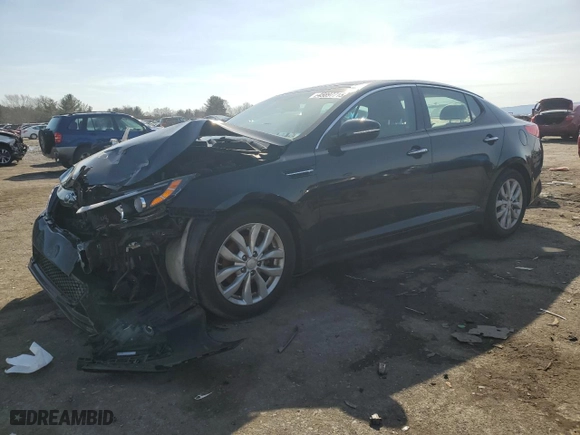 2014 Kia Optima EX with VIN 5XXGN4A72EG345121, listed as a Copart auction lot 45897715 with 0 mi miles and Salvage Title. Bid and sale history available at carsss.com. Image 1.