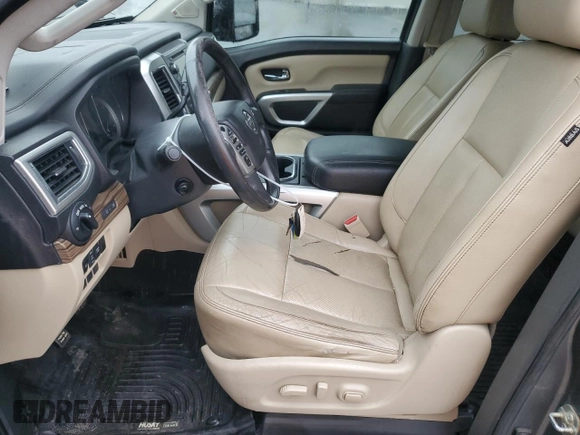 2016 Nissan Titan SL with VIN 1N6BA1F48GN511567, listed as a Copart auction lot 57864775 with 141,545 mi miles and Salvage title. Bid and sale history available at DreamBid. Image 7.
