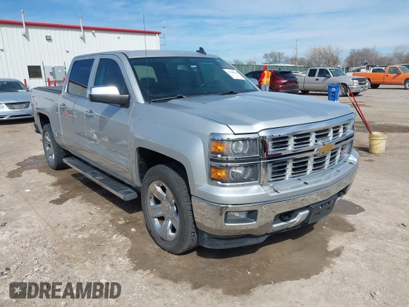 2015 Chevrolet Silverado 1500 LTZ with VIN 3GCUKSEC3FG522605, listed as a IAAI auction lot 41798226 with 156,541 mi miles and . Bid and sale history available at DreamBid. Image 1.