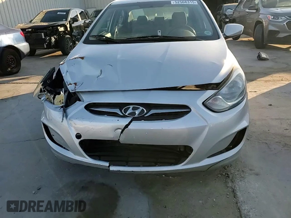 2013 Hyundai Accent GLS with VIN KMHCT4AE6DU523202, listed as a Copart auction lot 52568315 with 126,806 mi miles and Salvage Title. Bid and sale history available at carsss.com. Image 13.