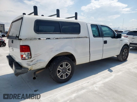 2008 Ford F-150 XL with VIN 1FTPX12V98FA70078, listed as a Copart auction lot 58519715 with 151,284 mi miles and Salvage title. Bid and sale history available at DreamBid. Image 3.