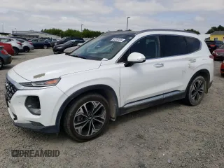 2019 Hyundai Santa Fe Ultimate z VIN 5NMS53AA1KH113414, wystawiony jako Copart lot #54388995 z przebiegiem 155 614 mil mil oraz Czysty tytuł • Clean title. Historia ofert i sprzedaży dostępna na DreamBid. Obrazek 1.
