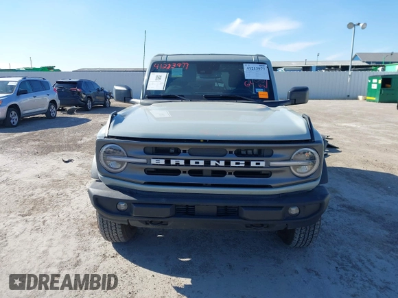 2022 Ford Bronco with VIN 1FMEE5BP1NLB60162, listed as a IAAI auction lot 41213977 with 21,226 mi miles. Bid and sale history available at carsss.com. Image 13.