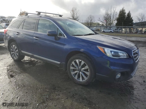 2017 Subaru Outback Touring with VIN 4S4BSETC4H3360321, listed as a Copart auction lot 85980304 with 61,796 mi miles and Salvage Title. Bid and sale history available at carsss.com. Image 4.