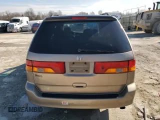 2004 Honda Odyssey EX-L with VIN 5FNRL189X4B000098, listed as a Copart auction lot 44367915 with 222,786 mi miles and Salvage Title. Bid and sale history available at DreamBid. Image 6.