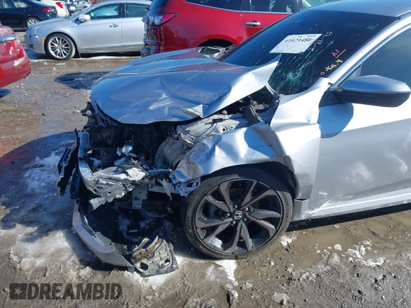 2019 Honda Civic Sport with VIN 2HGFC2F85KH605786, listed as a IAAI auction lot 41621480 with 66,438 mi miles and . Bid and sale history available at DreamBid. Image 20.