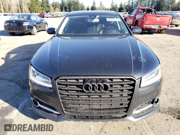 2015 Audi A8 L 4.0T with VIN WAU32AFD5FN020597, listed as a Copart auction lot 45221125 with 103,637 mi miles and Clean Title. Bid and sale history available at carsss.com. Image 5.