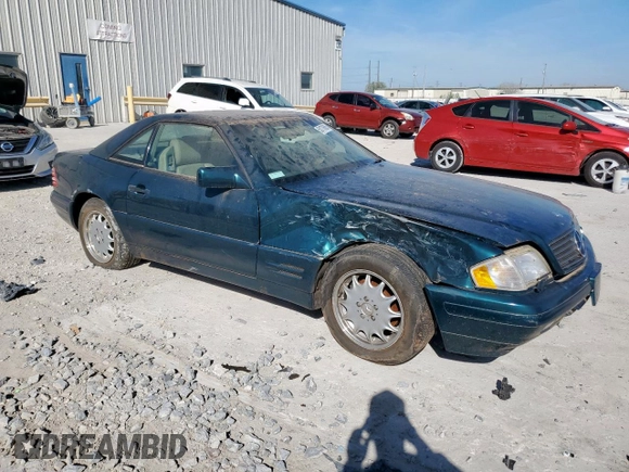 1996 Mercedes-Benz SL-Class with VIN WDBFA67F3TF128706, listed as a Copart auction lot 50170685 with 112,240 mi miles and Salvage Title. Bid and sale history available at carsss.com. Image 4.