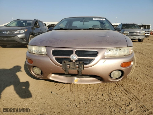 1996 Chrysler Sebring Lxi with VIN 4C3AU52N4TE314534, listed as a Copart auction lot 75043814 with 77,408 mi miles and Clean Title. Bid and sale history available at carsss.com. Image 5.