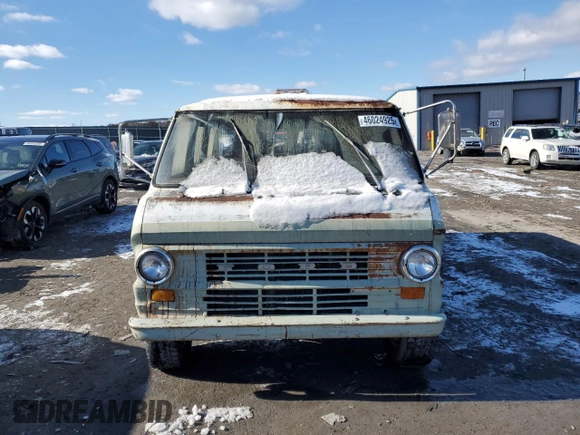 1972 Ford Econoline Cargo with VIN E36AHP01778, listed as a Copart auction lot 46024925 with Not Provided miles and Salvage Title. Bid and sale history available at DreamBid. Image 5.