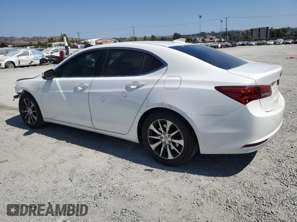 2017 Acura TLX Technology with VIN 19UUB1F50HA001189, listed as a Copart auction lot 63347755 with 185,257 mi miles and Salvage title. Bid and sale history available at DreamBid. Image 2.