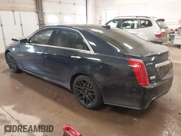 2018 Cadillac CTS Sedan Luxury AWD with VIN 1G6AX5SX9J0119497, listed as a IAAI auction lot 41775625 with 75,251 mi miles. Bid and sale history available at carsss.com. Image 3.