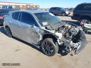 2013 Lexus CT 200h Hybrid with VIN JTHKD5BH9D2160271, listed as a IAAI auction lot 41525898 with 139,199 mi miles. Bid and sale history available at carsss.com. Image 1.