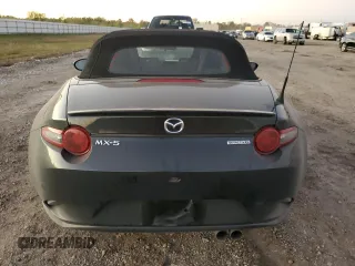 2021 Mazda MX-5 Miata Sport with VIN JM1NDAB79M0454876, listed as a Copart auction lot 82086434 with 74,035 mi miles and Salvage title. Bid and sale history available at DreamBid. Image 6.