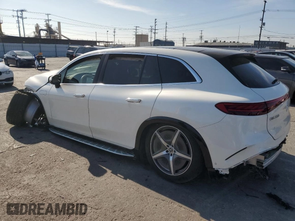 2023 Mercedes-Benz EQS 580 z VIN 4JGDM4EB1PA027036, wystawiony jako Copart lot #43397845 z przebiegiem 12 370 mil mil oraz Szkoda całkowita • Salvage title. Historia ofert i sprzedaży dostępna na DreamBid. Obrazek 2.